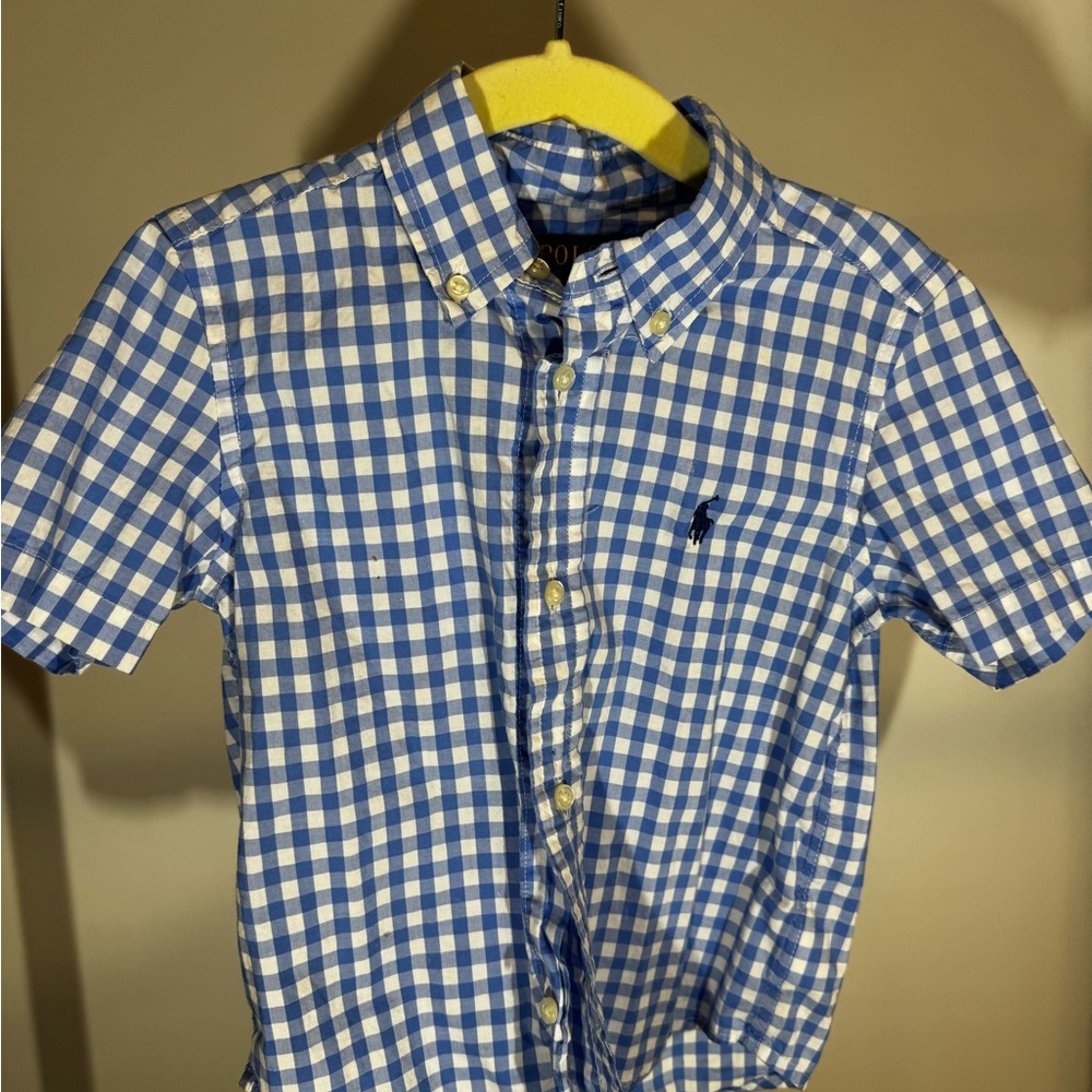 Polo by Ralph Lauren Blue Checkered toddler Shirt